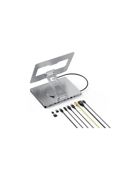 CODEGEN 10 in 1 Çok Fonksiyonlu Type-C Hub Notebook Macbook Standı Usb-C Docking Station NSC-101