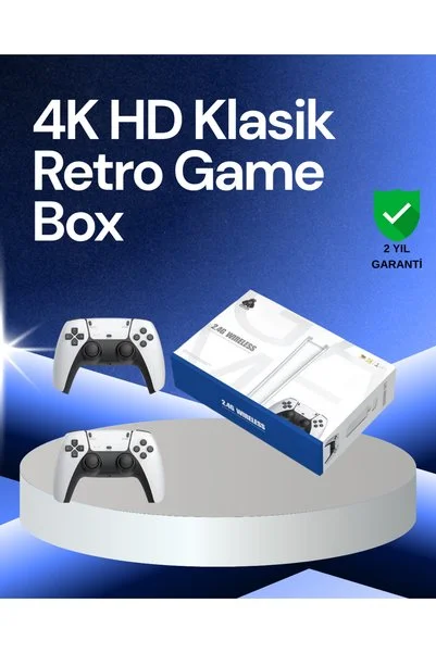 Azrlya 20000 Oyunlu Retro TV Oyun Konsolu 64GB SD Kartlı Model - Lisinya