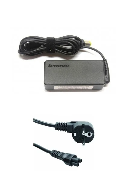 LENOVO 20V 2.25A USB Tip Notebook Adaptörü ADLX45NDC3A + Güç Kablosu
