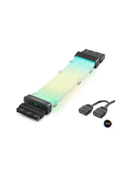 Skygo 24 Pin Argb Power Supply Uzatma Kablosu lı Bükülebilir 2 Mm 108 Led Siyah ND2814B