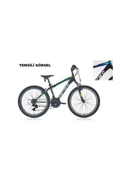 Carraro 24J CARRARO SPEED 240 DAĞ BİSİKLETİ - MAT SİYAH MAVİ(alüminyum)