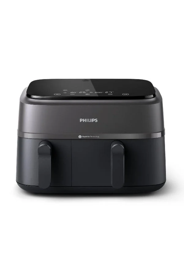 Philips 2750W Panel Ekran Çift Sepetli Airfryer 9 Litre NA350/09
