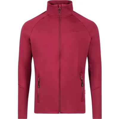 2AS Menza Bordo Tam Fermuarlı Erkek Sweatshirt