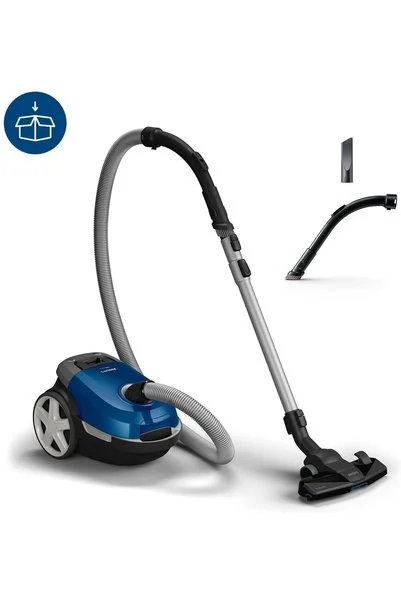 Philips 3000 Series 900 W Mavi Toz Torbalı Süpürge