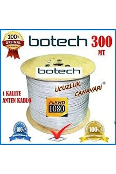 Go İthalat 300MT KOAKSİYEL UYDU ANTEN KABLO RG 6/U4L (4915)