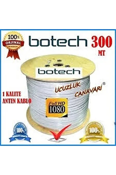 la boom 300Mt Koaksiyel Uydu Anten Kablo Rg 6/U4L Bx40