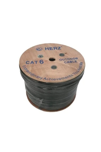 Herz 305mt Dış Ortam Outdoor Cat6 Kablo 23awg