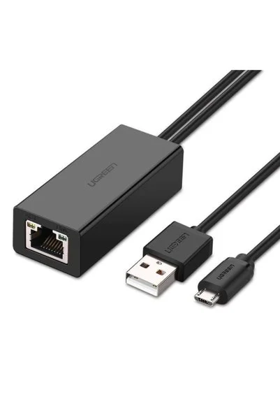 Ugreen 30985 Micro Usb Ethernet Dönüştürücü Adaptör