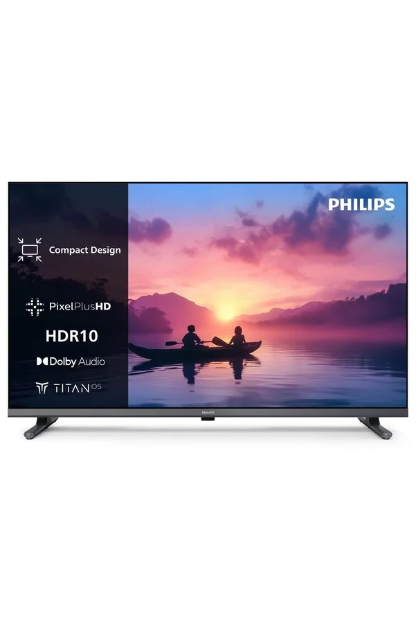 Philips 32PFS6000 2K HD LED Akıllı TV - Pixel Plus, Titan OS platformu ve Dolby Digital Sound özellikli 32 inç ekran - Alexa ve Google sesli asistanıyla çalışır
