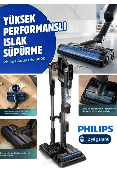 Philips 33Kuru Dik Süpürge - Hem Sil Hem Süpür - Yeni Nesil Üstün
