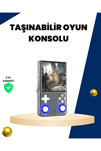 Artepieza co. 64GB Retro Oyun Konsolu 10.000 Oyunlu Taşınabilir El Konsolu - Lisinya
