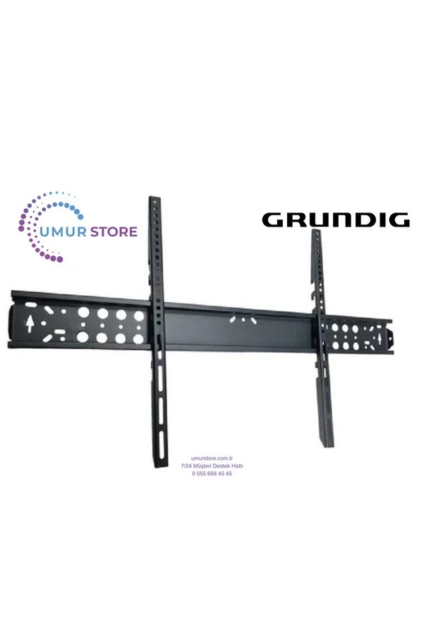 Grundig 75 Ghu 7000 B 75” Uydu Alıcılı Uhd Android 70-100 inç Sabit Lcd Led Tv Duvar Askı Aparatı