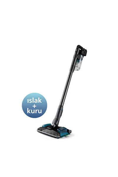 Philips 8000 Serisi Aqua Plus Kablosuz Dik Süpürge, 25.2 V, 80 dk'ya kadar Çalışma Süresi, XC8057/01