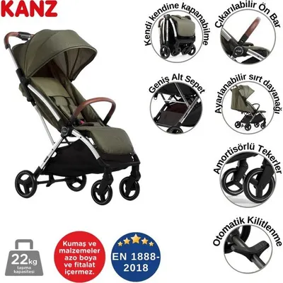 Kanz A-Go Bebek Arabası SİYAH