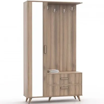 Abre Mobilya Abre VM-342 Ceviz Portmanto