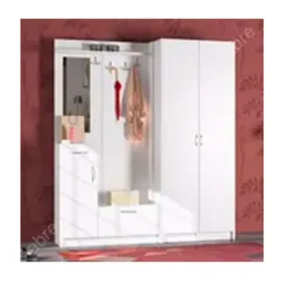 Abre Mobilya Abre VM-343736 Beyaz Ayakkabılık