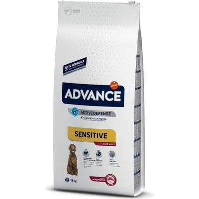 Advance Sensitive Kuzu Etli 12 kg Yetişkin Kuru Köpek Maması