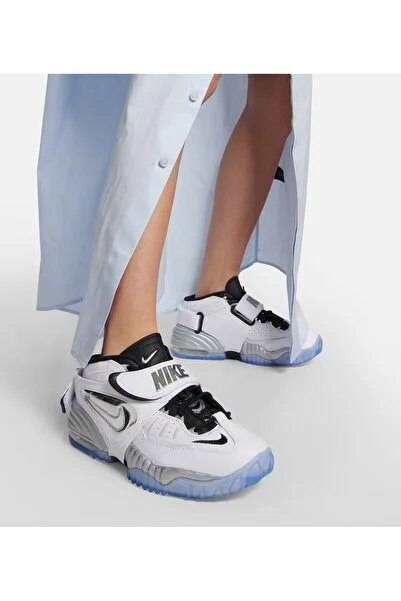 Nike Air Adjust Force Vast Grey Metallic Silver Basketbol-Voleybol Ayakkabısı