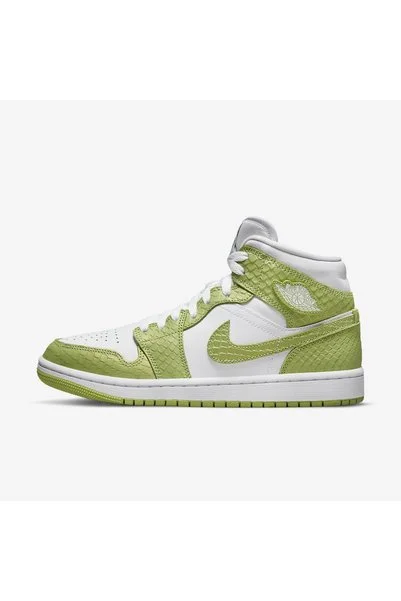 Nike Air Jordan 1 Mid Green Python