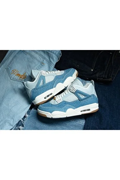 Nike Air Jordan Retro 4 Denim 'Worn Blue'-SPORTXSTORE