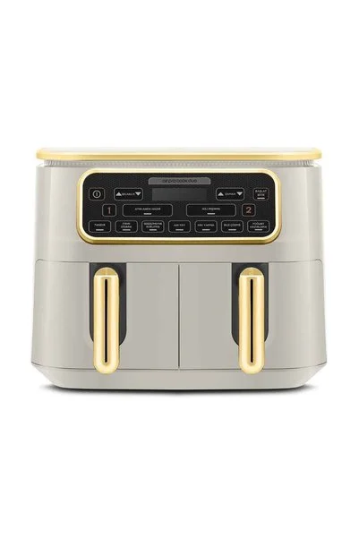 Karaca Air Pro Cook Duo Tandır XXXL 4+4 Litre Airfryer Stargold 8 Kişilik
