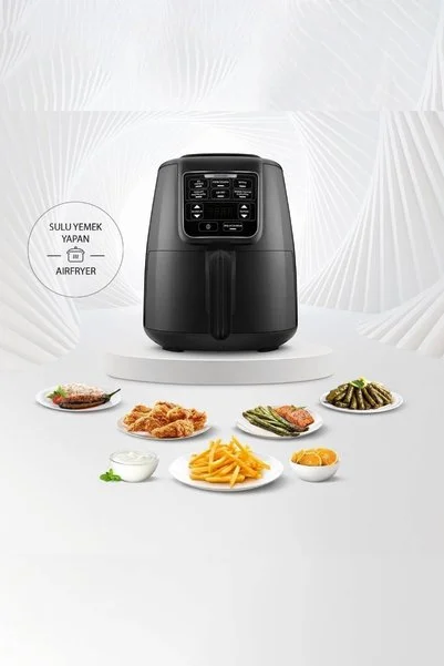 Karaca Air Pro Cook Xl 2 In 1 Airfryer Black Shine