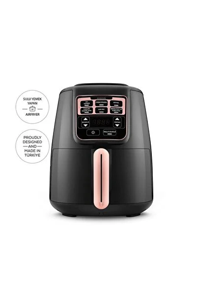 Karaca Air Pro Cook Xl 2 In 1 Konuşan Airfryer Rosegold 4 Kişilik
