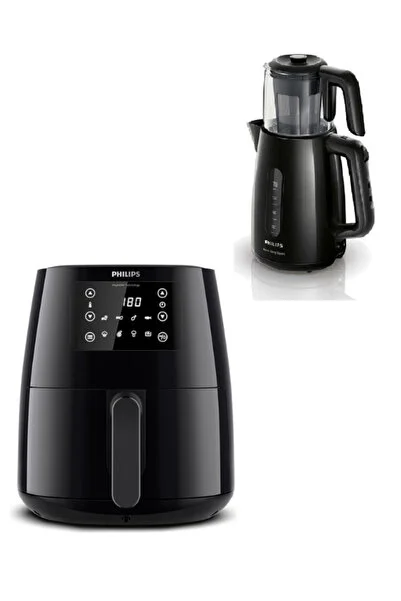 Philips Airfryer Large, Rapid Air Teknolojisi 4,1l Philips Çaycı Hediyeli