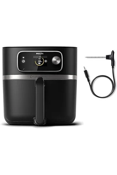 Philips Airfryer Xxl - 2200w, 50hz, 8.3l, Yemek Termometresi, Siya +Mutfak Tartısı Hediye!!(Onerous)