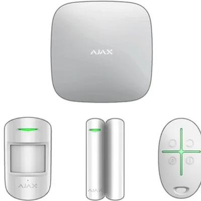 Ajax Starter Hub Beyaz Kablosuz Alarm Kiti