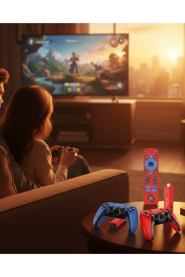 Universal Android Tv Game Stick 10k Hd 3d Oyun Destekli 64gb Konsol