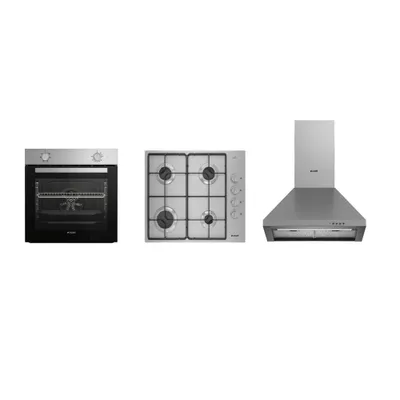 Arçelik AFM 130 I - OMD D 611 EI - P 27 YI Inox 3'lü Ankastre Set