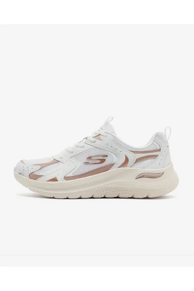 SKECHERS ARCH FIT 2.0 Kadın Beyaz/Pembe/Altin Spor Ayakkabı 150332 WTRG