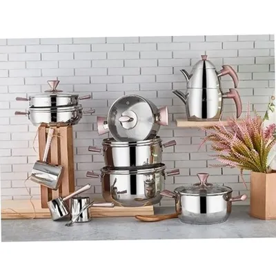 Aryıldız Piramit Orient Rose Gold 26 cm 20 Parça Çeyiz Seti