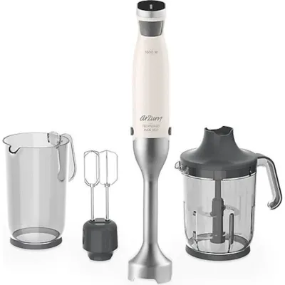 Arzum AR1114-B Beyaz Technoart Maxi Neo Blender Seti