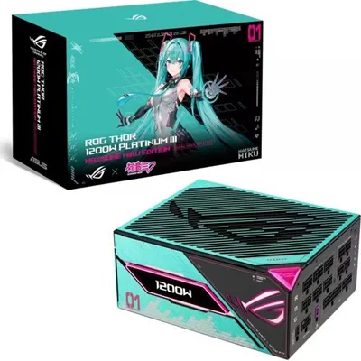 Asus ROG Thor Hatsune Miku Edition ROG-THOR-1200P3-MIKU 1200 W Power Supply