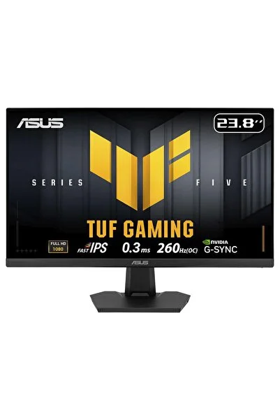 ASUS TUF Gaming VG249QM5F 23.8 inç 260Hz 0.3ms Full HD Adaptive Sync Fast IPS Gaming Monitör