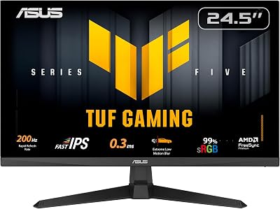 Asus TUF Gaming VG259Q5A 24.5 inç 200Hz 1ms IPS Oyuncu Monitörü