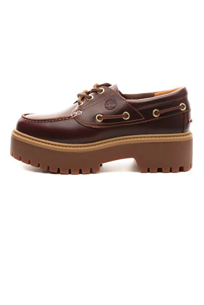 Timberland B0A2QDMD571-R Timberland Stone Street Boat Shoe Kadın Spor Ayakkabı Kahve