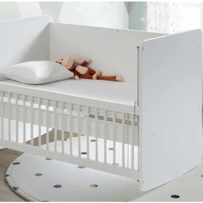 Babywhen BW1070 Pratik Sallanır Anne Yanı 60x120 cm Beyaz Beşik
