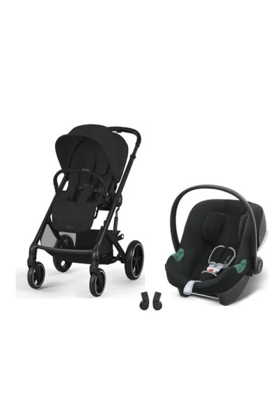 Cybex Balios S Lux Travel Sistem | Black Moon Black & Aton Volcano Black