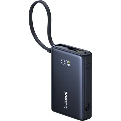 Baseus PicoGo Beyaz 45 W 10000 mAh Hızlı Şarj Powerbank
