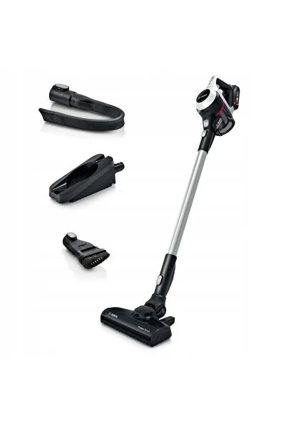 Bosch Bcs61113 Unlimited Serie Şarjlı Dik Süpürge , 18v ,0,3 Litre ,beyaz