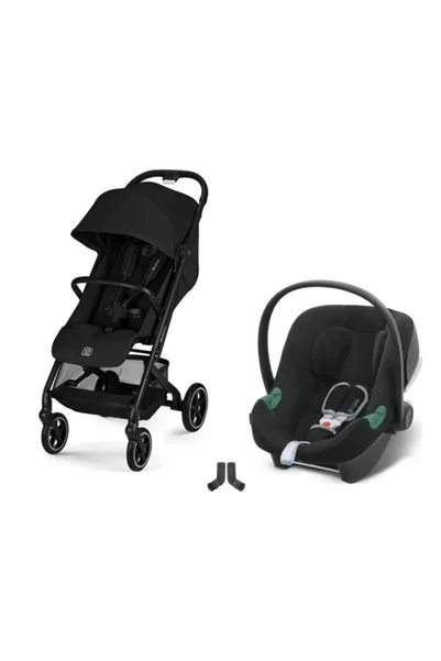 Cybex Beezy Travel Sistem | Magic Black & Aton Volcano Black