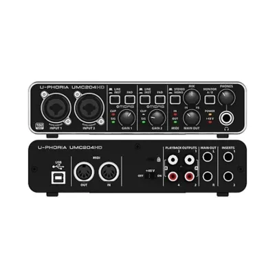 Behringer Umc204hd 2 Giriş 4 Çıkış Usb Stüdyo Ses Kartı