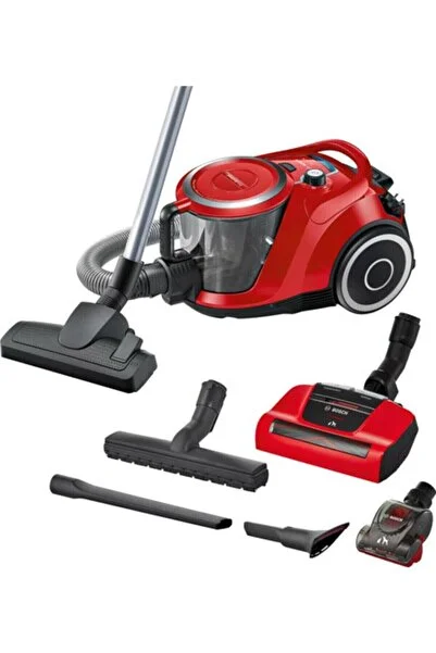 Bosch Bgs41pet1 750 W Toz Torbasız Kırmızı Elektrikli Süpürge