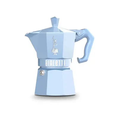 Bialetti Moka Pot Exclusive 6 Cup Açık Mavi