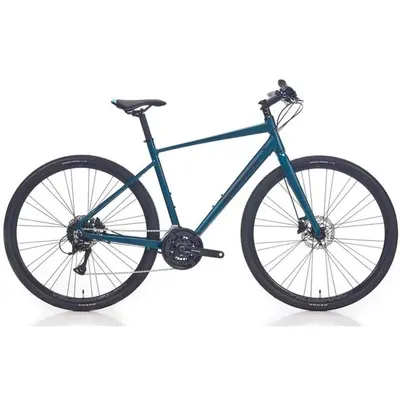 Bianchi Nirone 7 Disc 470H HD 28 Jant 24 Vites Flatbar Acera ATD500 Dark Turquoise Dark Graphite Erkek Şehir Bisikleti