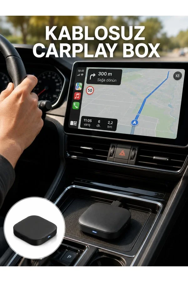 Ronanna Bluetooth 5.0 Kablosuz Android Auto Araç İçi Adaptör Yeni Nesil