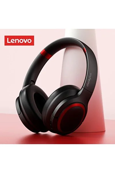 LENOVO Bluetooth Kulaklık Kulak Üstü Kablosuz Kulaklık TH40 Siyah